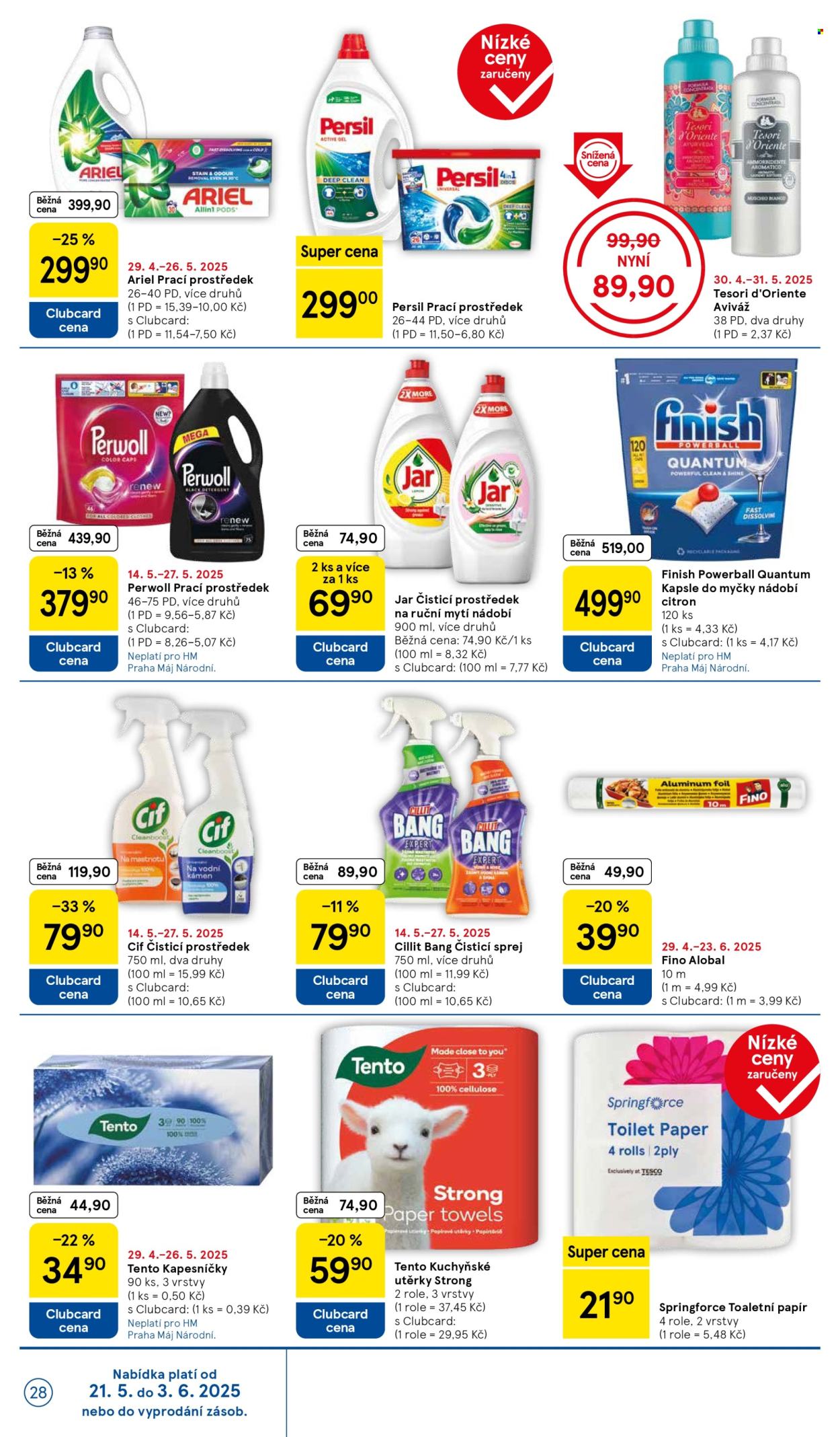 Leták TESCO - 21.5.2025 - 27.5.2025. Strana 1