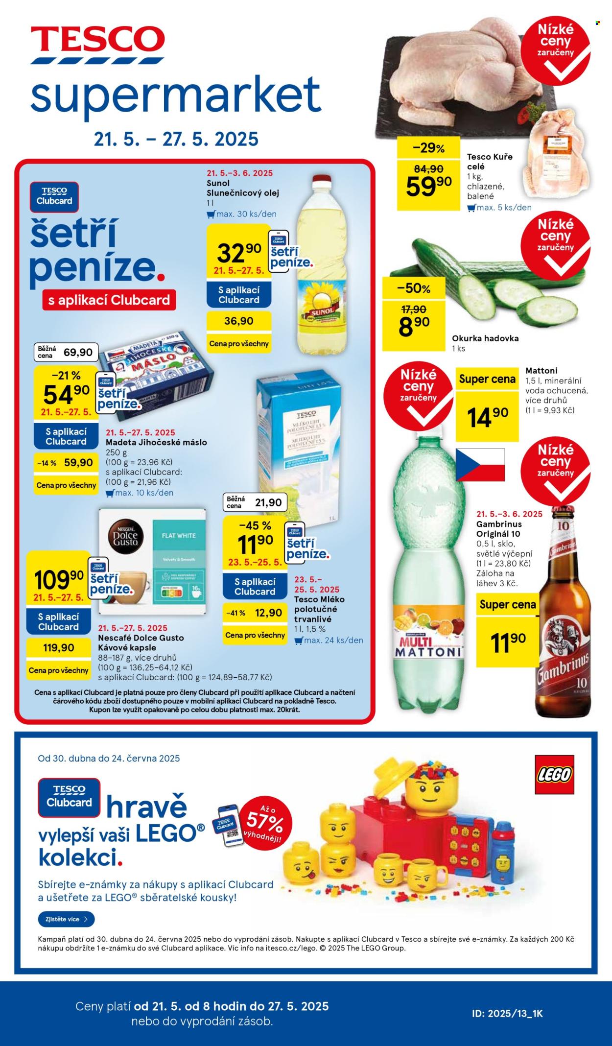 Leták TESCO supermarket - 21.5.2025 - 27.5.2025. Strana 1