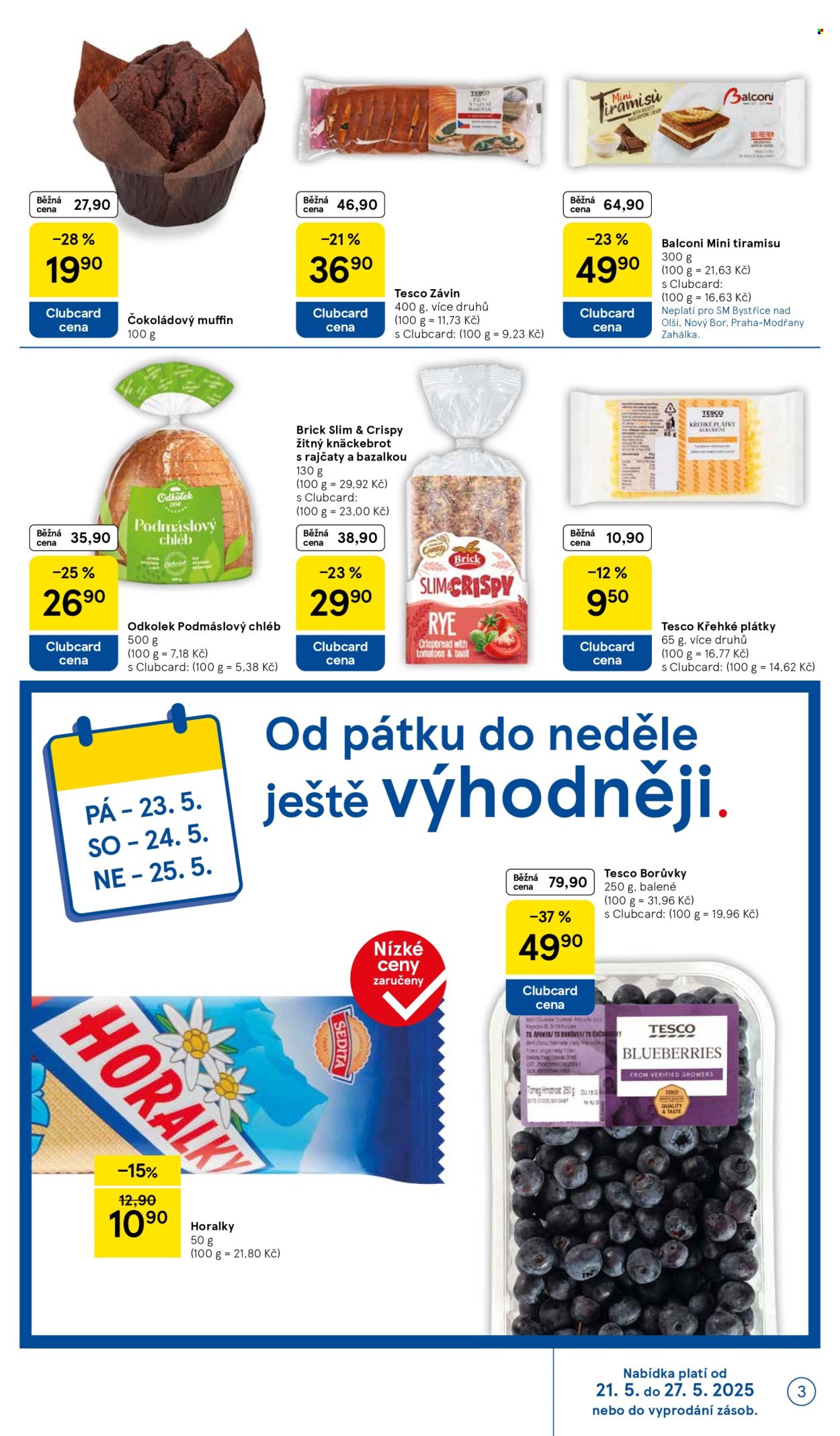 Leták TESCO supermarket - 21.5.2025 - 27.5.2025. Strana 1