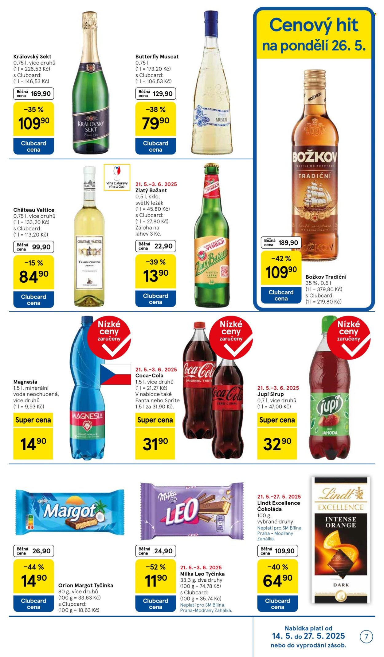 Leták TESCO supermarket - 21.5.2025 - 27.5.2025. Strana 1