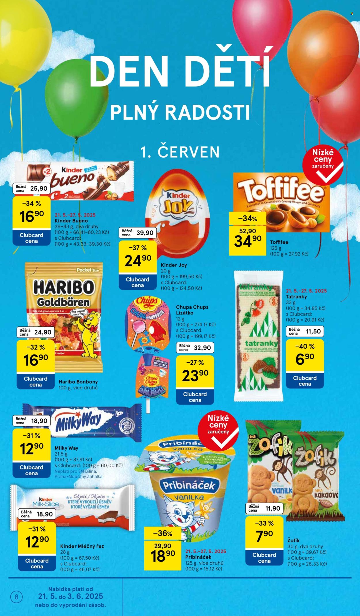Leták TESCO supermarket - 21.5.2025 - 27.5.2025. Strana 1