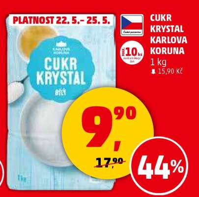 CUKR KRYSTAL KARLOVA KORUNA