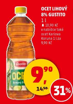 Ocet lihový 8% Gustito