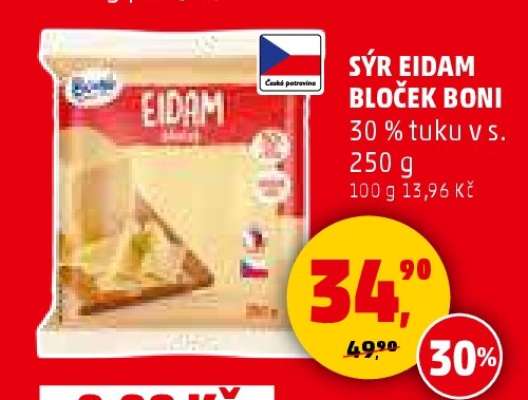SÝR EIDAM BLOČEK BONI