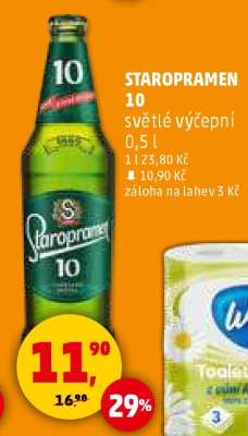 STAROPRAMEN 10 světlé výčepní