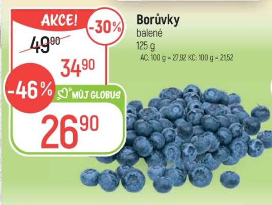 Borůvky balené