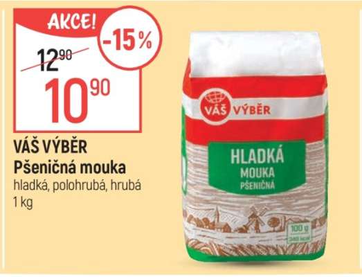 Váš výběr Pšeničná mouka