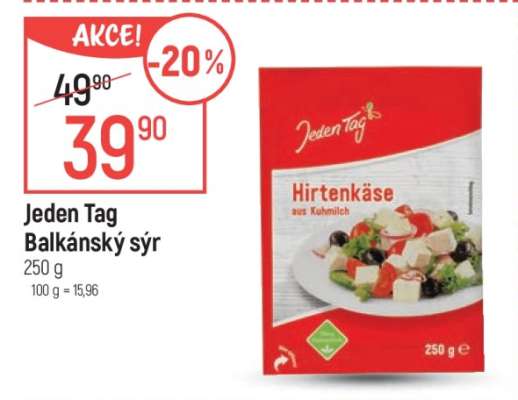 Jeden Tag Balkánský sýr