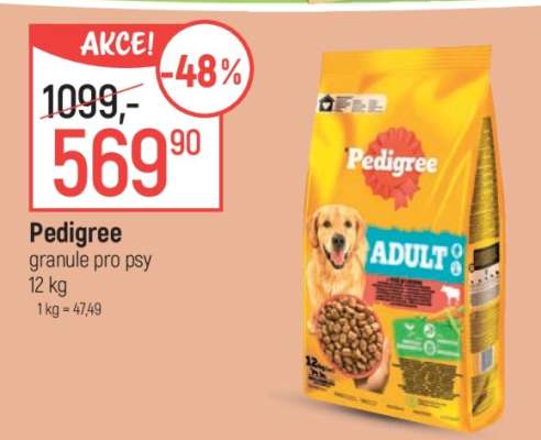 Pedigree granule pro psy 12 kg