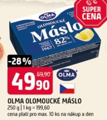 OLMA OLOMOUCKÉ MÁSLO