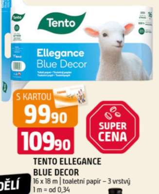 Tento Ellegance Blue Decor