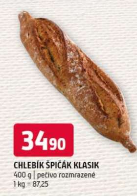 CHLEBÍK ŠPIČÁK KLASIK