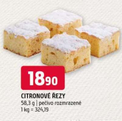 CITRONOVÉ ŘEZY