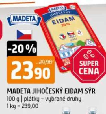 MADETA Jihočeský Eidam sýr