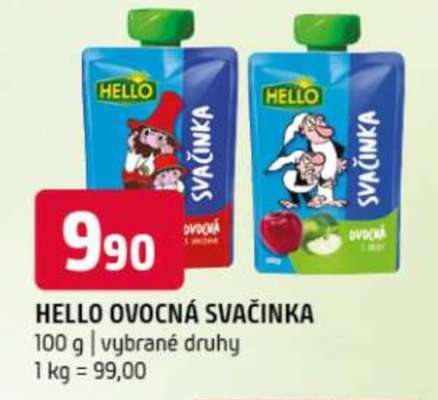 Hello Ovocná svačinka