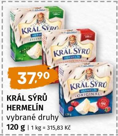Král Sýrů Hermelín