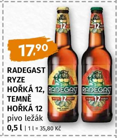 RADEGAST RYZE HOŘKÁ 12. TEMNĚ HOŘKÁ 12