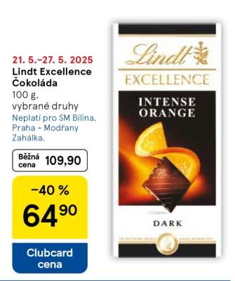 Lindt Excellence Čokoláda