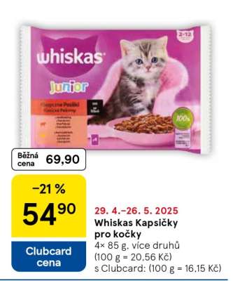 Whiskas kapsičky pro kočky