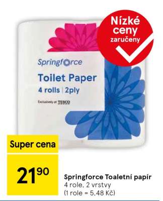 Springforce Toaletní papír