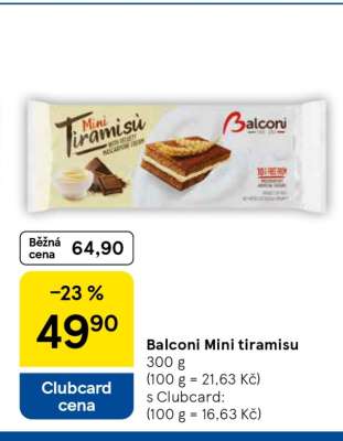 Balconi Mini tiramisu