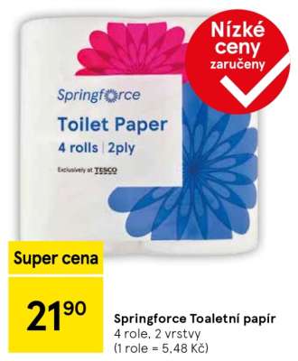 Springforce Toaletní papír