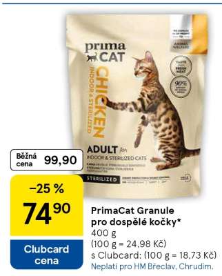 PrimaCat Granule pro dospělé kočky
