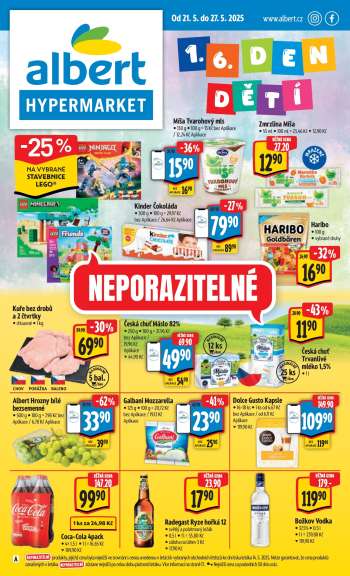 Leták Albert Hypermarket - 21.5.2025 - 27.5.2025.