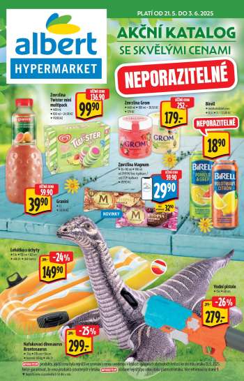 Leták Albert Hypermarket - 21.5.2025 - 3.6.2025.