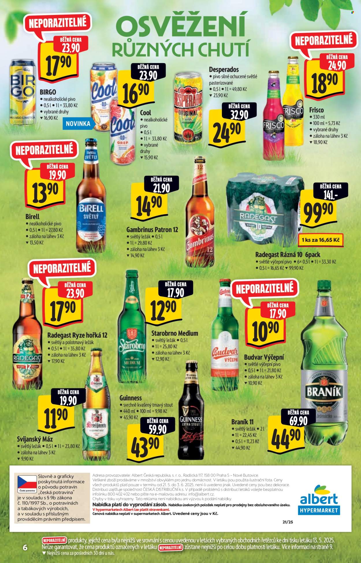 Leták Albert Hypermarket - 21.5.2025 - 3.6.2025. Strana 1