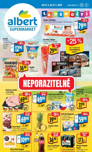 Leták Albert Supermarket - 21.5.2025 - 27.5.2025.
