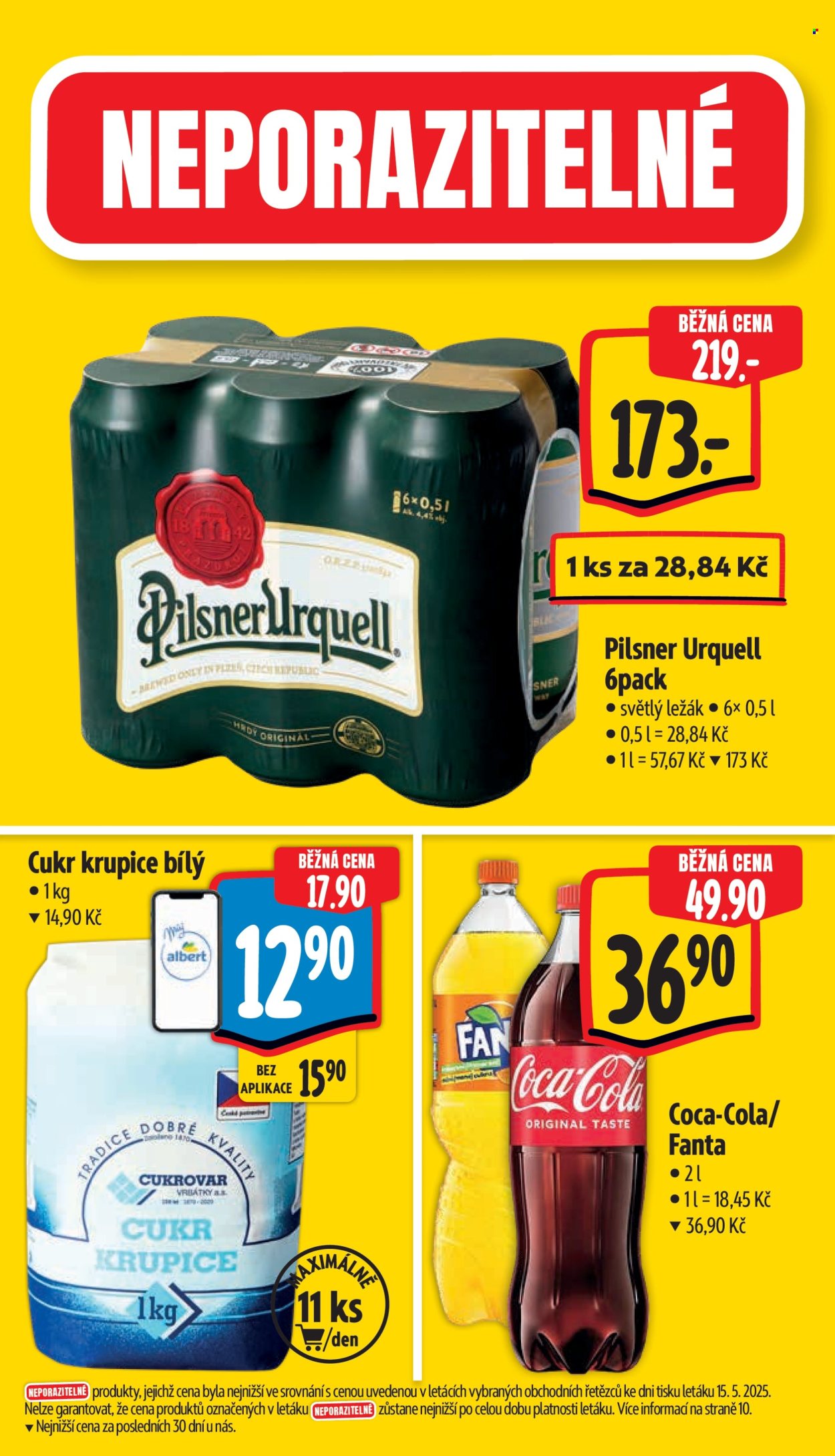 Leták Albert Supermarket - 21.5.2025 - 27.5.2025. Strana 1