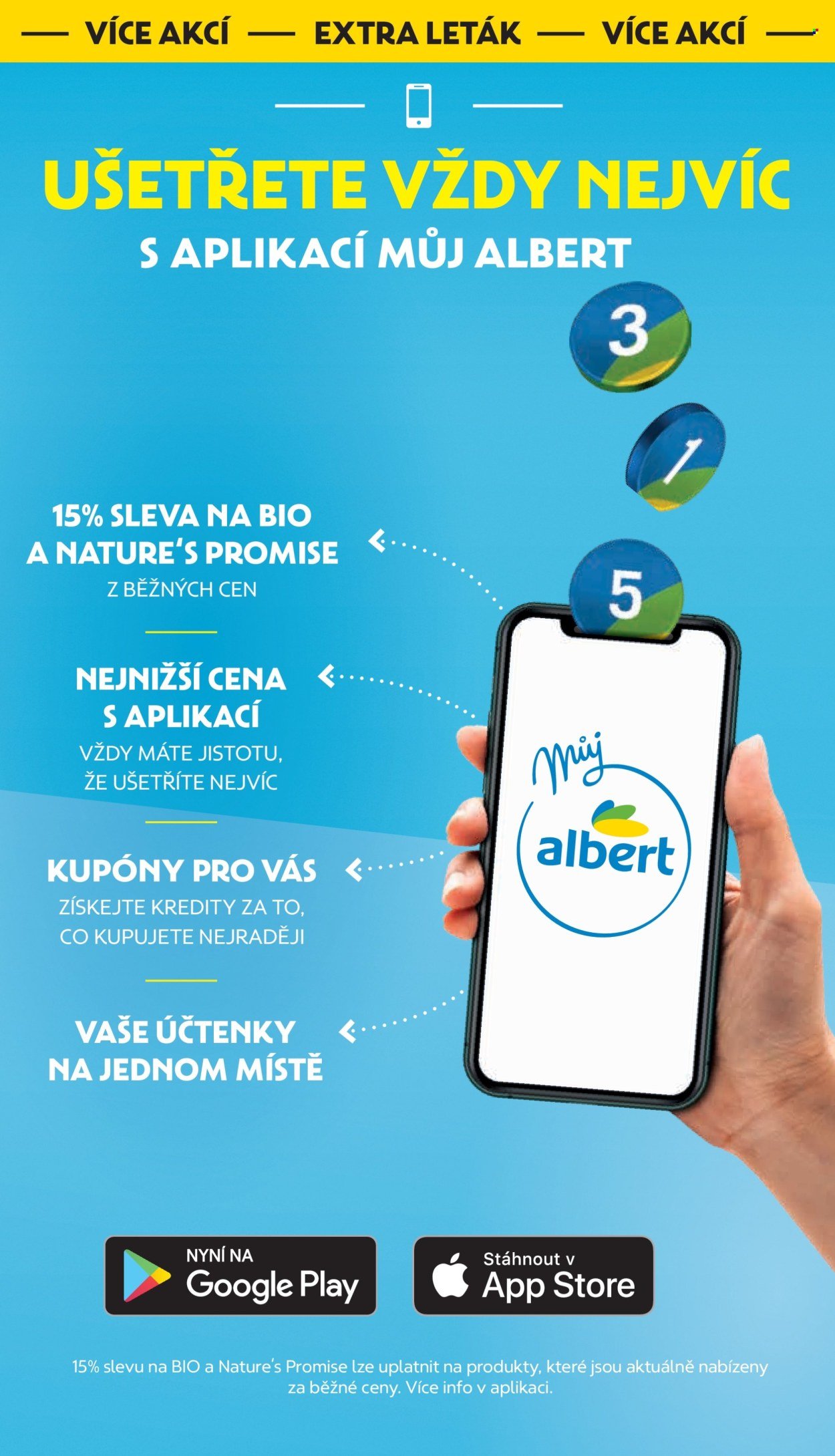 Leták Albert Supermarket - 21.5.2025 - 27.5.2025. Strana 1