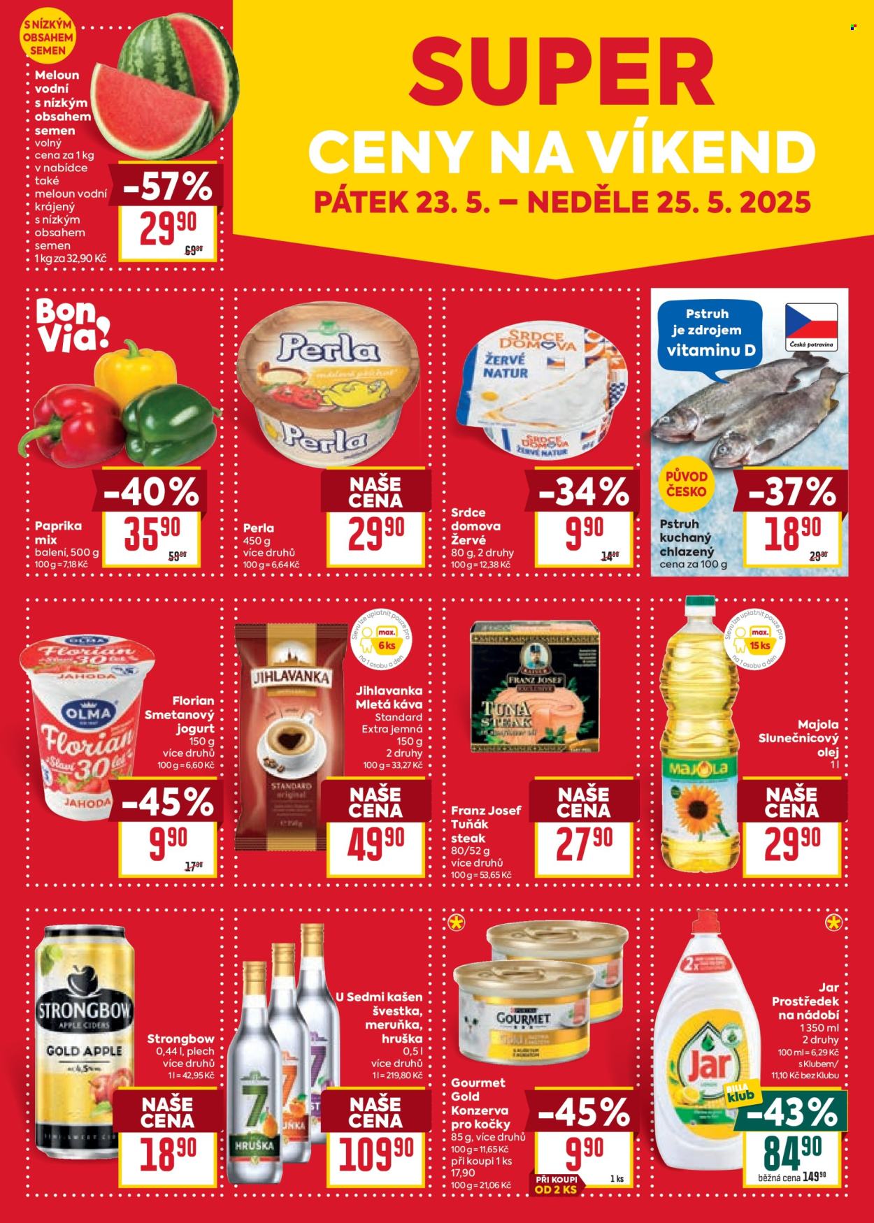 Leták BILLA - 21.5.2025 - 27.5.2025. Strana 1