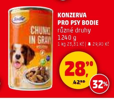 KONZERVA PRO PSY BODIE