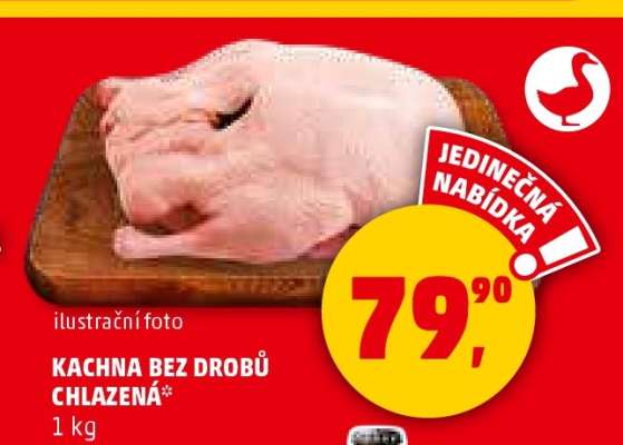 KACHNA BEZ DROBŮ CHLAZENÁ*