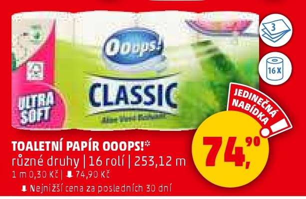 TOALETNÍ PAPÍR OOOPS!