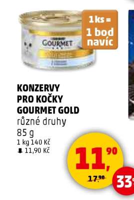 KONZERVY PRO KOČKY GOURMET GOLD*