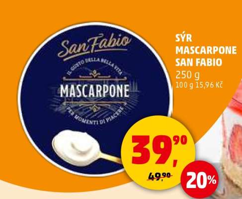 SÝR MASCARPONE SAN FABIO