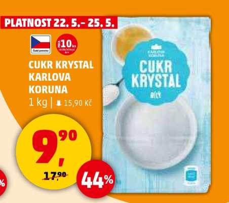 CUKR KRYSTAL KARLOVA KORUNA