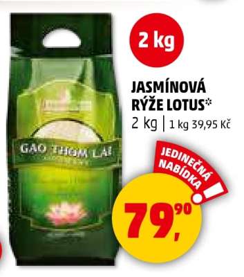 JASMÍNOVÁ RÝŽE LOTUS*