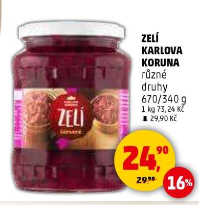 ZELÍ KARLOVA KORUNA