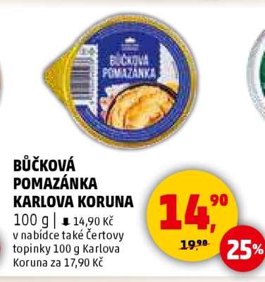 BŮČKOVÁ POMAZÁNKA KARLOVA KORUNA