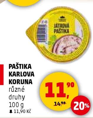 PAŠTIKA KARLOVA KORUNA