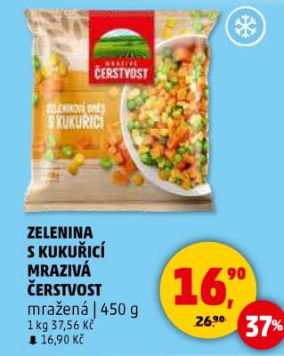 ZELENINA S KUKUŘICÍ MRAZIVÁ ČERSTVOST