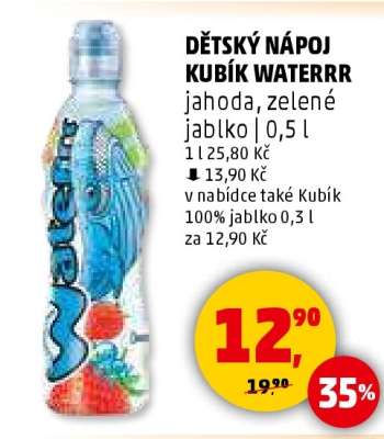DĚTSKÝ NÁPOJ KUBÍK WATERRR