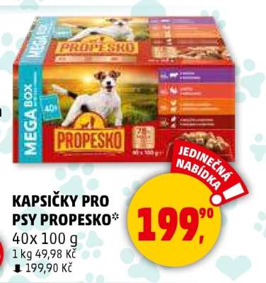 KAPSIČKY PRO PSY PROPESKO*