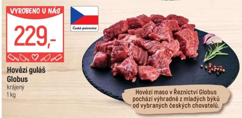 Hovězí guláš Globus