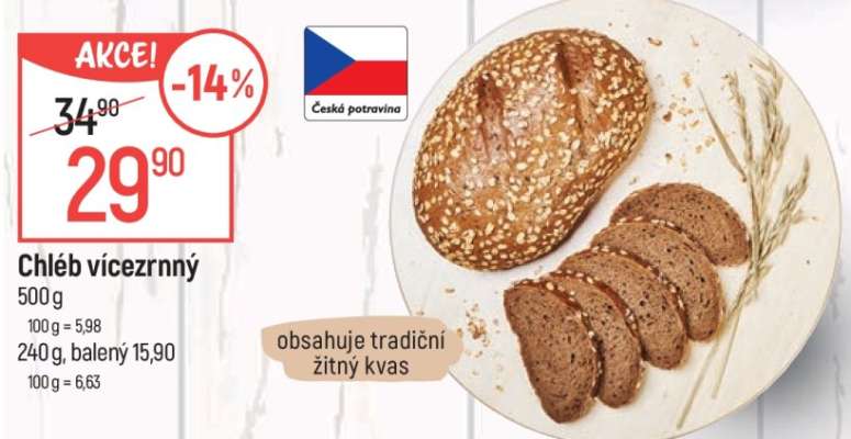 Chléb vícezrnný