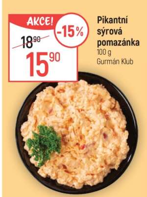 Pikantní sýrová pomazánka